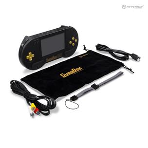 Hyperkin SupaBoy Blackgold Portable Pocket Console for Super NES 